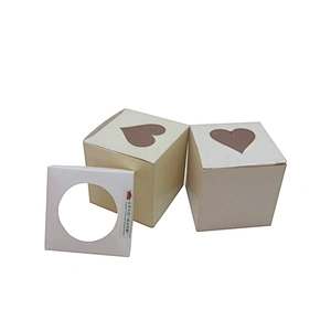 1 hole pvc clear plastic cupcake boxes packaging