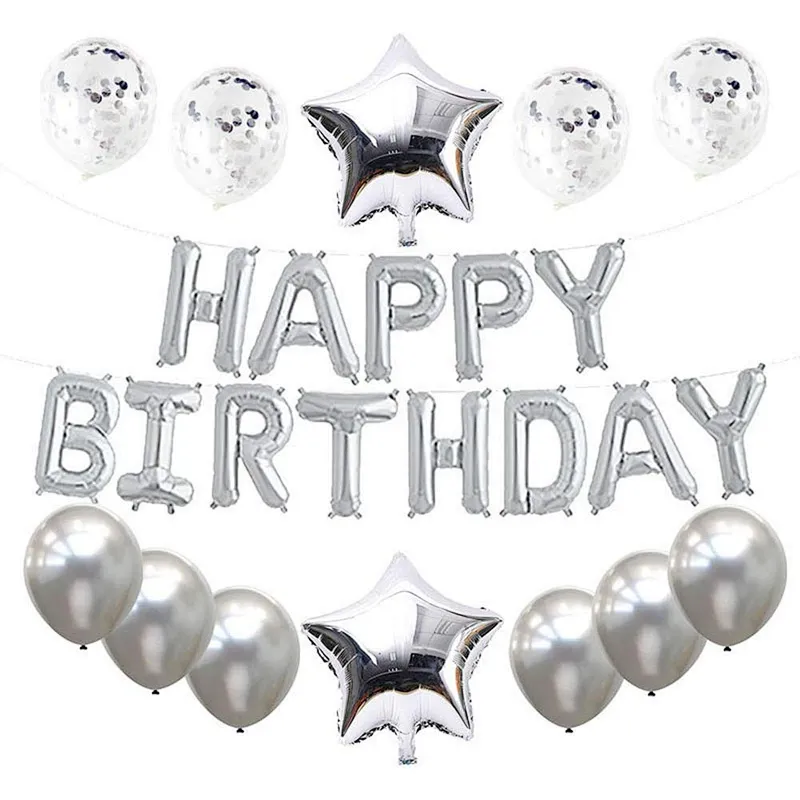 Wholesale Birthday Party Decoration Accessories Happy Birthday Balloon Set
