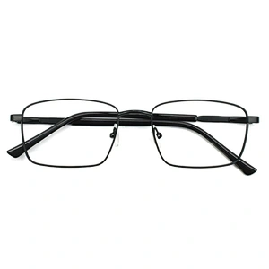 F85844 Fashion Design Men Retro Square Eyeglasses Full Rim Metal Optical Eyewear Frame