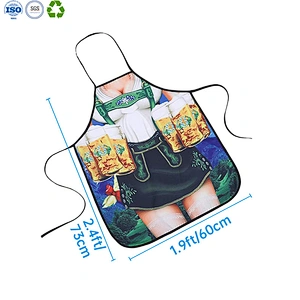 Custom print funny sexy kitchen waist cooking apron