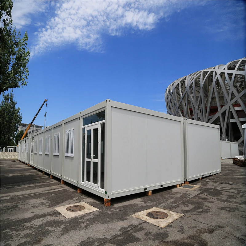 Prefab Flat Pack Container House Flat Packing Prebuilt Container House with SGE, CE & ROHS