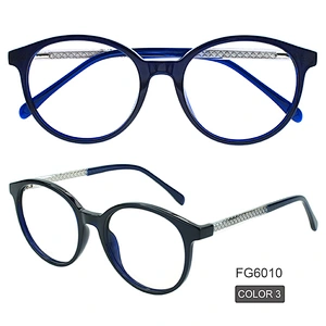 Vintage Retro Acetat Frame Clear Lens Glasses Fashion Eyewear Eyeglasses Round Circle Eye Glasses Optical Spectacle Frames