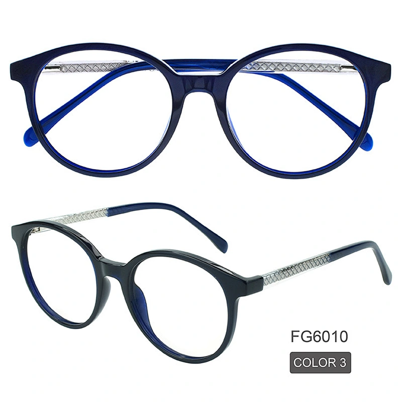 Vintage Retro Acetat Frame Clear Lens Glasses Fashion Eyewear Eyeglasses Round Circle Eye Glasses Optical Spectacle Frames