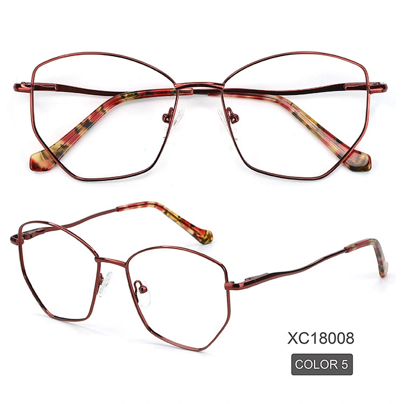 5 bold color diamond metal optical frame ready stock eye glasses