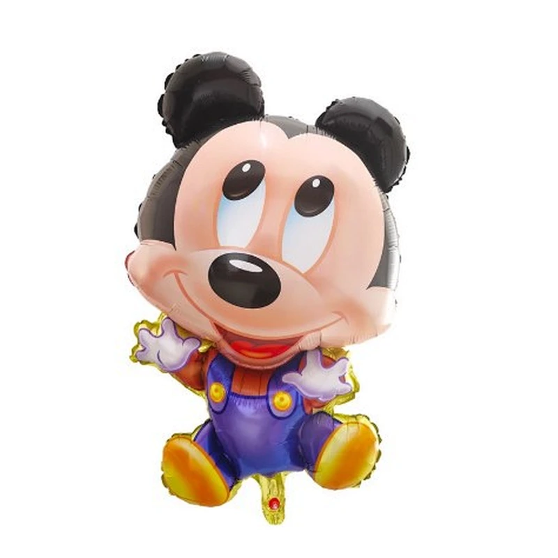 7pcs Cartoon Mickey Minnie Mouse Foil Balloons Set Globos For Baby Shower Kids Happy Birthday Party Decorations