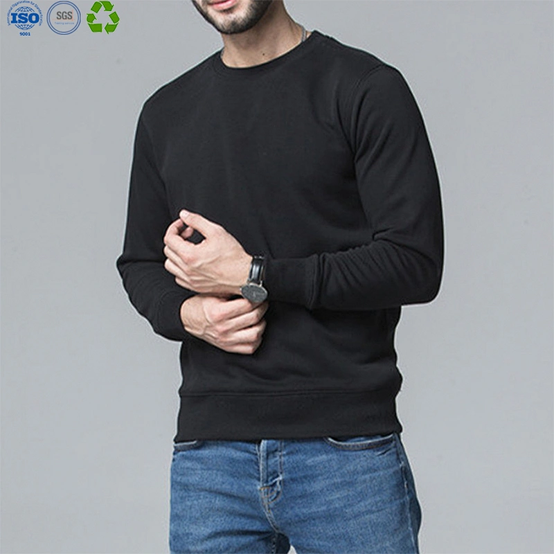 Round neck long sleeve T-shirt