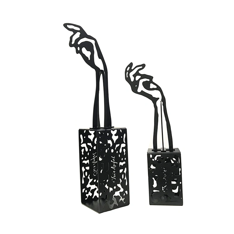 Black Powder Coated Steel Hands