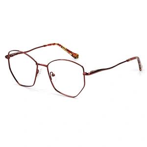 5 bold color diamond metal optical frame ready stock eye glasses