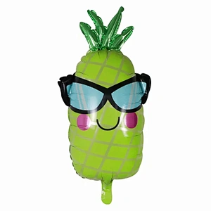 Hot sale fruit theme aluminum foil balloons orange/lemon/bananas/watermelon ect shaped balloon