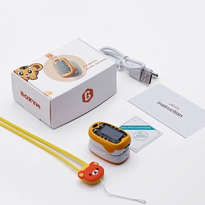 Rechargeable Home Finger Pulse Oximeter OLED Screen Blood Oxygen Saturation Heart Rate Monitor