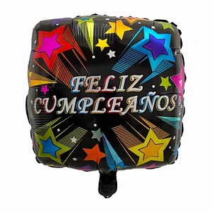 Multi-style 18 inch Spanish Happy Birthday Feliz Cumpleanos Foil Helium Balloons Birthday Party Decorations