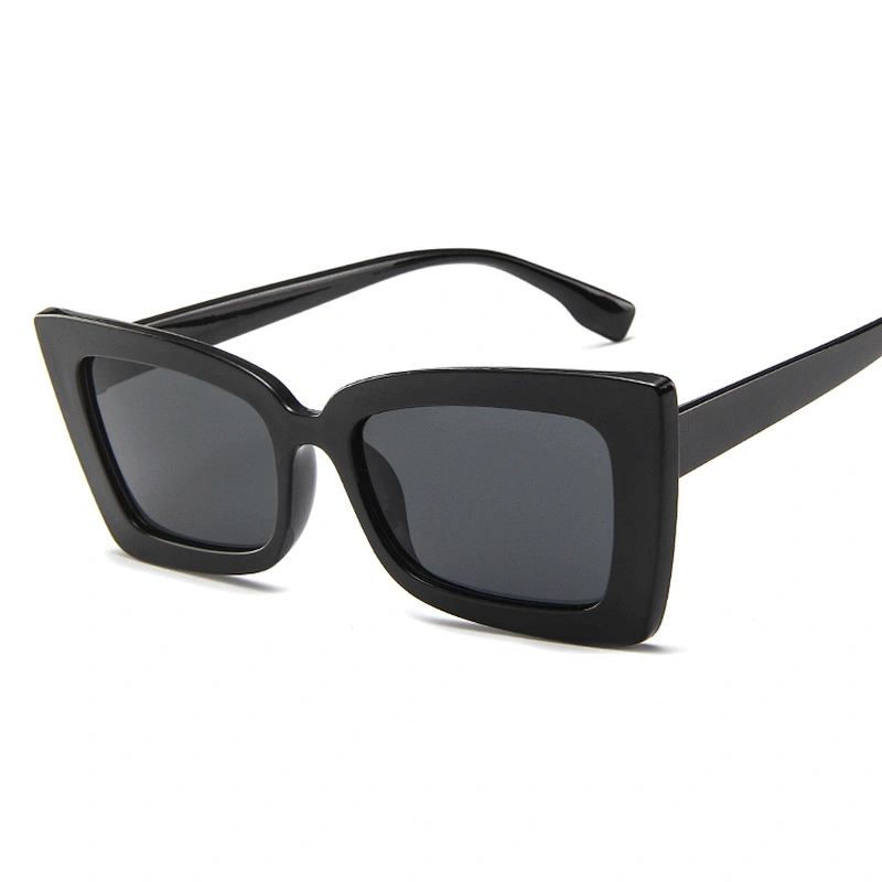 Custom 2021 Fashion Designer Big Square Frame Rectangle Men Women Plastic Trendy Oversized Shades Sun Glasses Sunglasses 2020