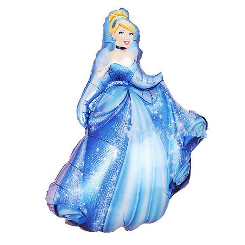Princess Frozen Foil Helium Balloons Birthday Party Decorations for Girls Women