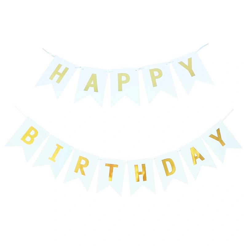 Wholesale Birthday Party Decoration Accessories Happy Birthday Banner Party Supplies