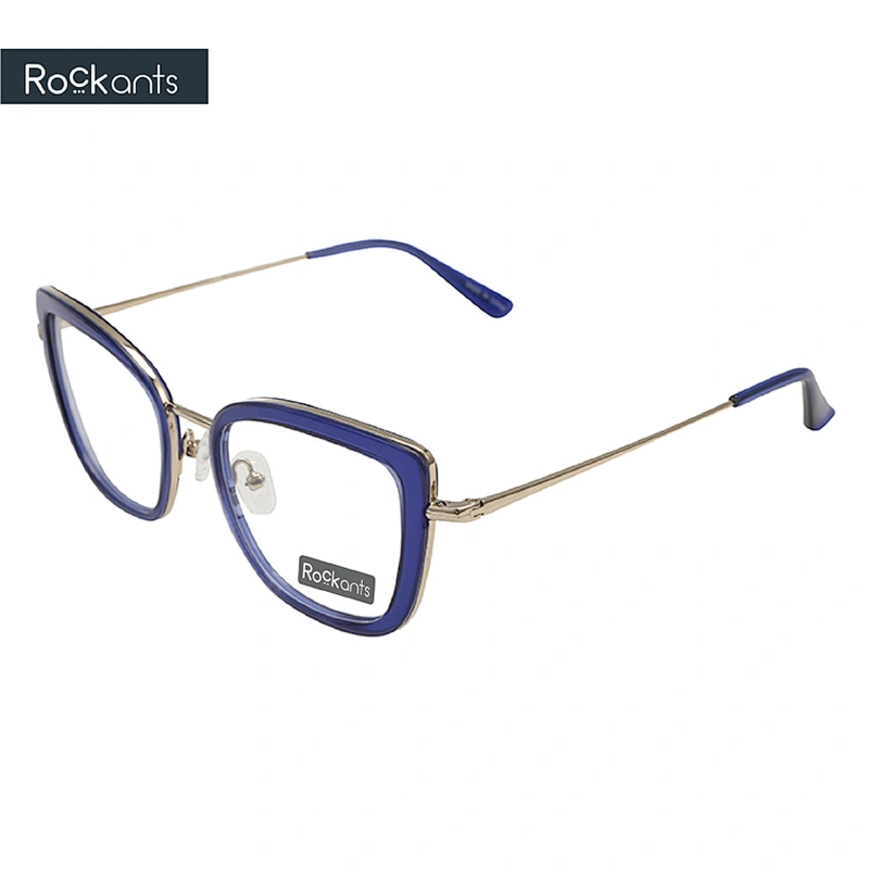 New fashion cat eye women acetate metal optical eyeglasses frames spectacles eyeglasses frames