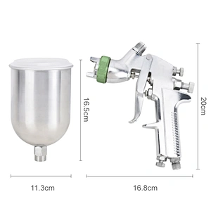 RONGPENG HVLP Spray Gun Gravity Feed Airbrush 4001GB