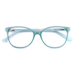 PS8093 flexible fashionable optical frames eyeglasses flexible safety acetate colorful glasses
