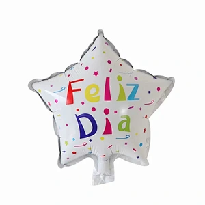 Multi-style 10 inch Spanish Happy Birthday Happy Day Feliz Cumpleanos Feliz Dia Foil Helium Balloons Birthday Party Decorations