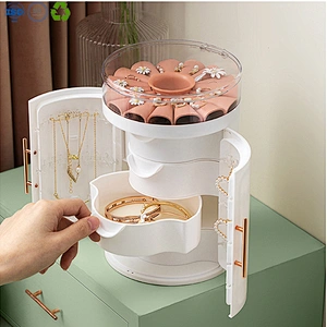 Flower jewelry gift box
