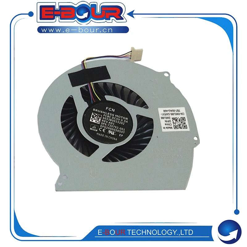 For Dell 15R 7566 7567 7467 Laptop CPU Cooling Fan