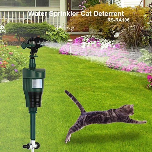 Water Sprinkler Cat Repellent,motion sensor water spray cat,cat repellent water sprinkler,cat deterrent sprinkler,motion activated water sprayer for cats,cat deterrent water spray motion sensor