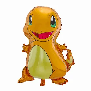 Cartoon Character Foil Balloons For Party Decorations Kids Toys Pikachu Myrtle Frog Seed Series Helium Foil Balloons