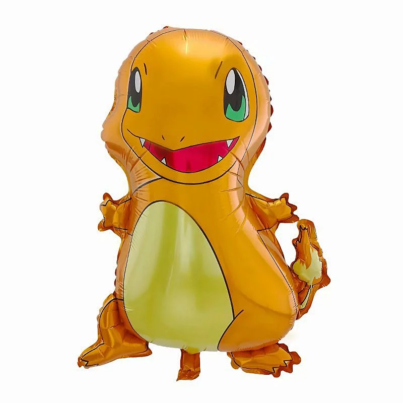 Cartoon Character Foil Balloons For Party Decorations Kids Toys Pikachu Myrtle Frog Seed Series Helium Foil Balloons