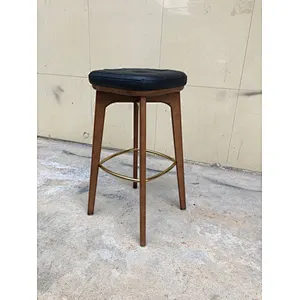 Wood bar stool