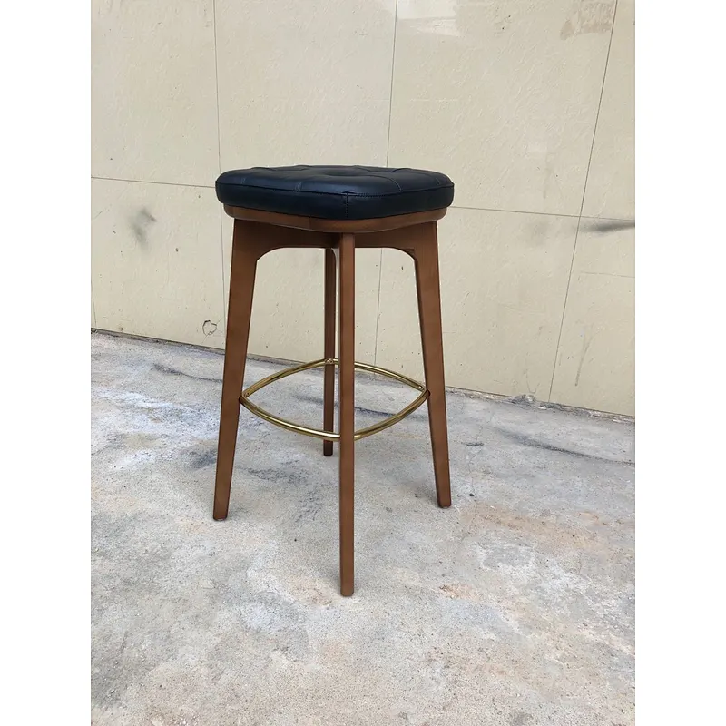 Wood bar stool