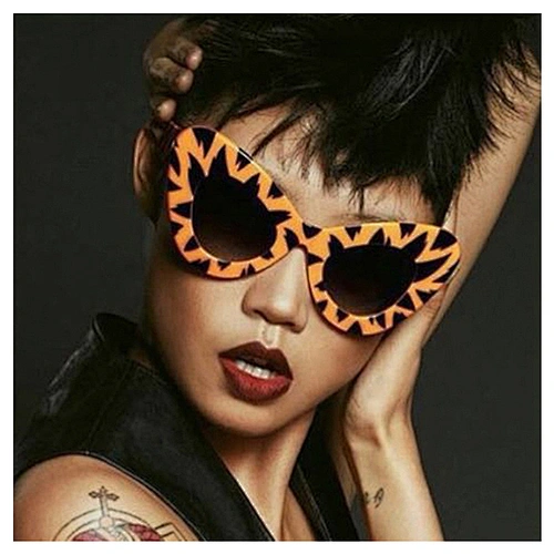 High Quality Stylish Women New Model Plastic Cat Eye Eyewear Glasses Leopard Print Eyeglasses Frame