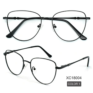 Lasted Style Eyeglasses Fashion Metal 5 color Optical Frame With Certificated