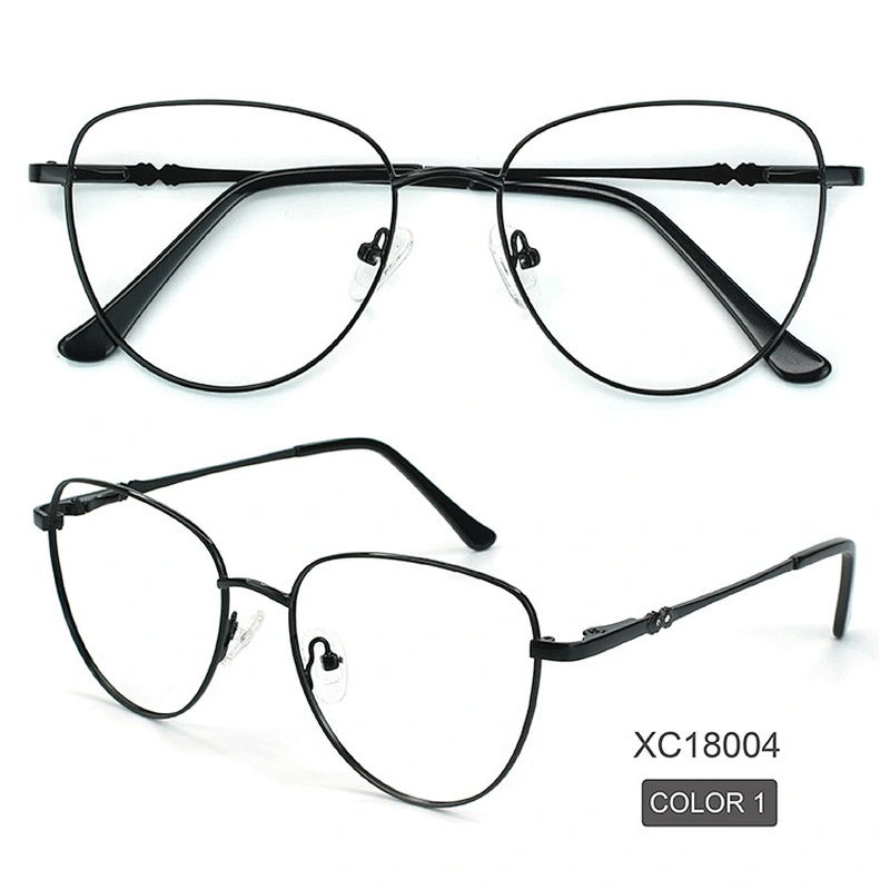 Lasted Style Eyeglasses Fashion Metal 5 color Optical Frame With Certificated