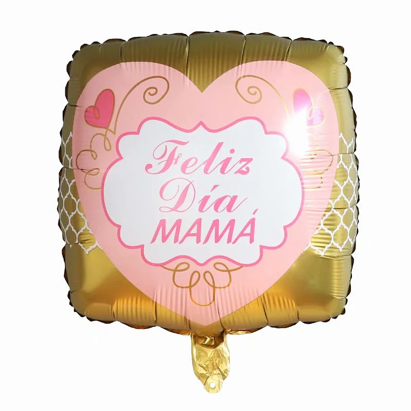Hot Sales 18 Inch Mother's Day Foil Balloon Heart Shape Helium Balloon For Mother's Day Gifts