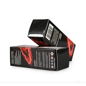 two tuck end printed triangle mark for blind paper package box