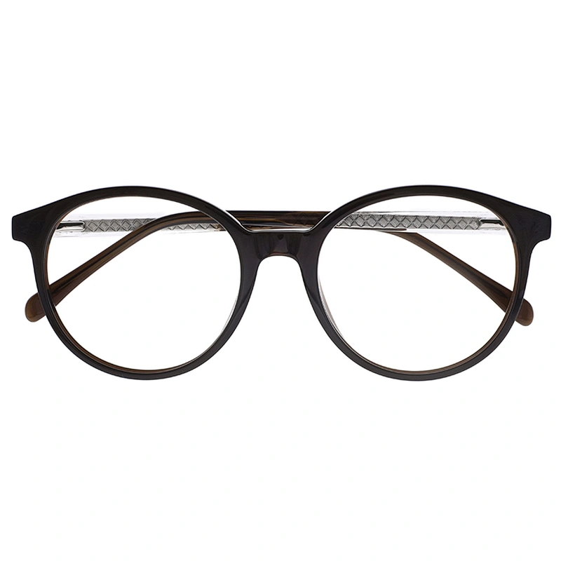 Vintage Retro Acetat Frame Clear Lens Glasses Fashion Eyewear Eyeglasses Round Circle Eye Glasses Optical Spectacle Frames