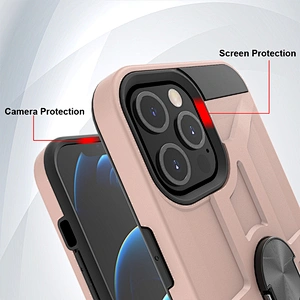 Cell Back Cover 360 Ring Holder Mobile Phone Case For I Phone X XS XR 7 8 Plus For Apple iPhone 11 12 Pro Max