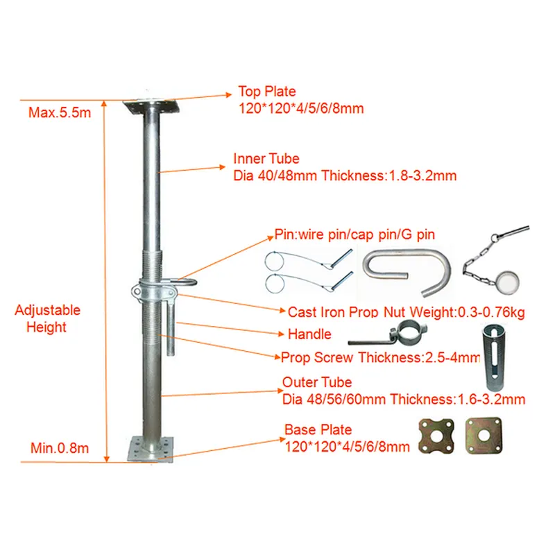 Scaffolding Steel Prop