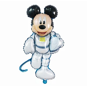 Hot selling 6pcs Mickey Minnie cartoon balloons set aluminum foil balloon for first birthday baby shower decoration