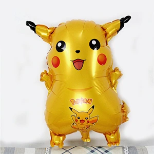 Hot sell Pikachu Cartoon Aluminum Film Balloon Pokémon Little Fire Dragon Jenny Turtle Aluminum Foil Balloon Wholesale
