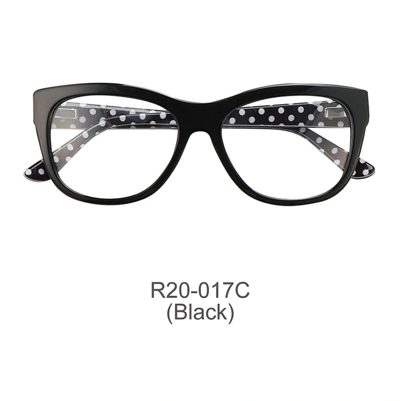 Newest design acetate colorful pattern frames glasses optical eyewear eyeglass for adults
