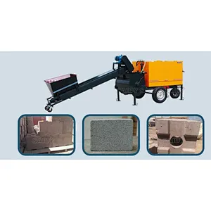 Equipment for the production of aerated concrete block