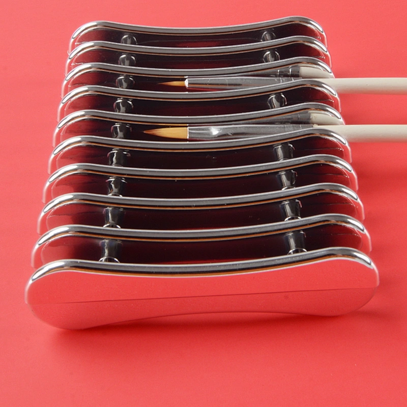 Sliver Brush Holder (9 Grids)