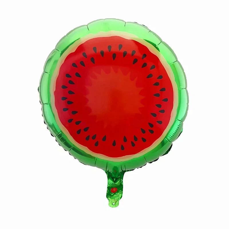 Hot sale fruit theme aluminum foil balloons orange/lemon/bananas/watermelon ect shaped balloon