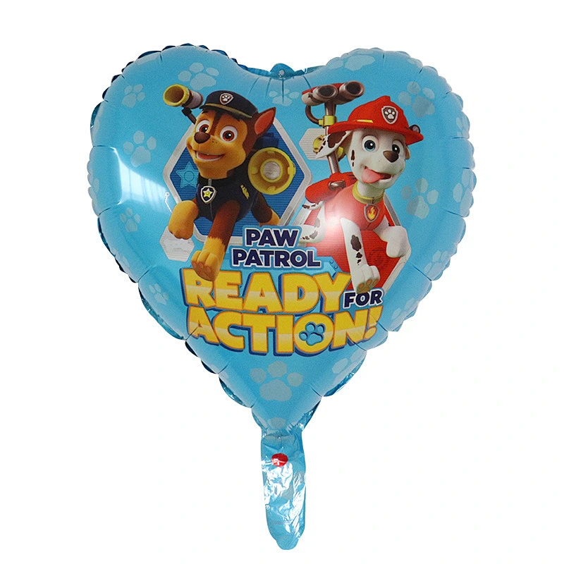 Cartoon Dog Patrol Paw Globos Aluminum Foil Balloon Children Kids Toy Birthday Party Baby Shower Decoration Balloon
