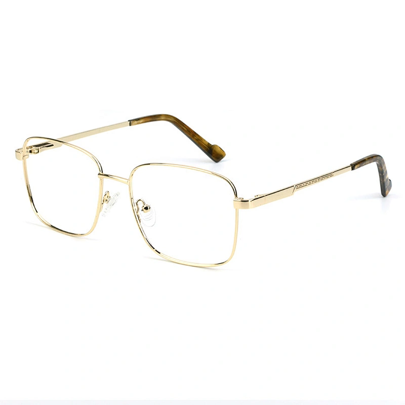 2021 Newest Square Frame Men Oversized Metal Optical Frames