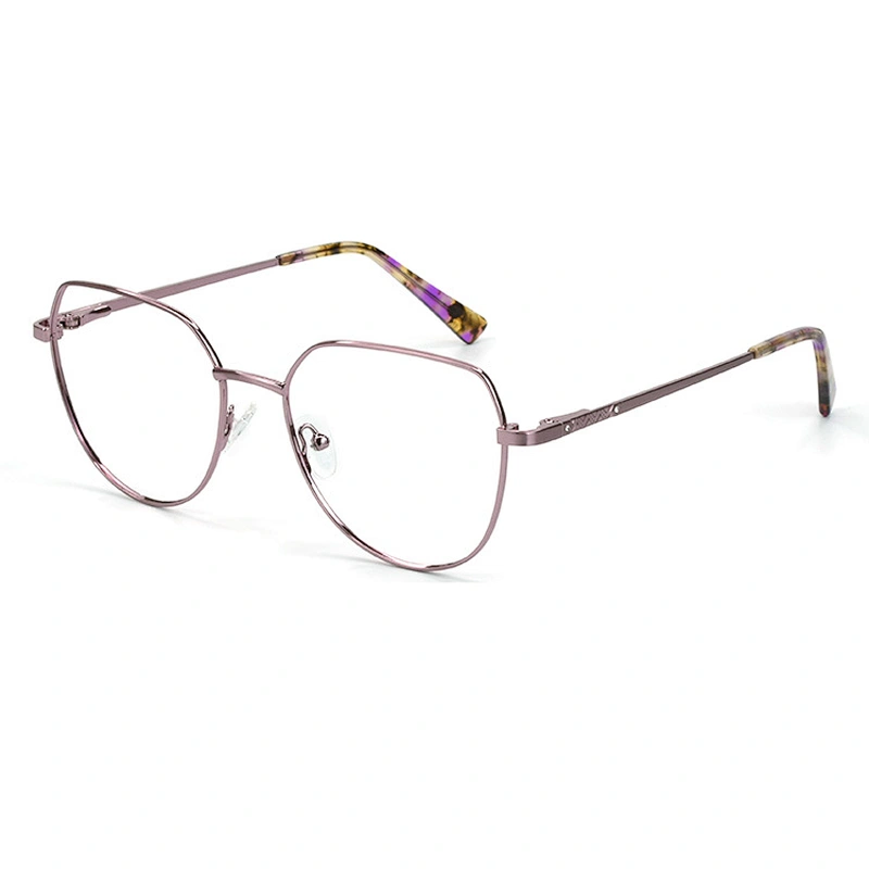 3 color metal over sized optical frame flat top newest design eyeglasses frame