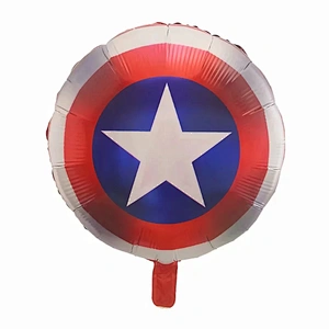 Hot Sale Birthday Party Decoration Balloon 18 Inch Round Shape Spiderman Iron Man Foil balloon