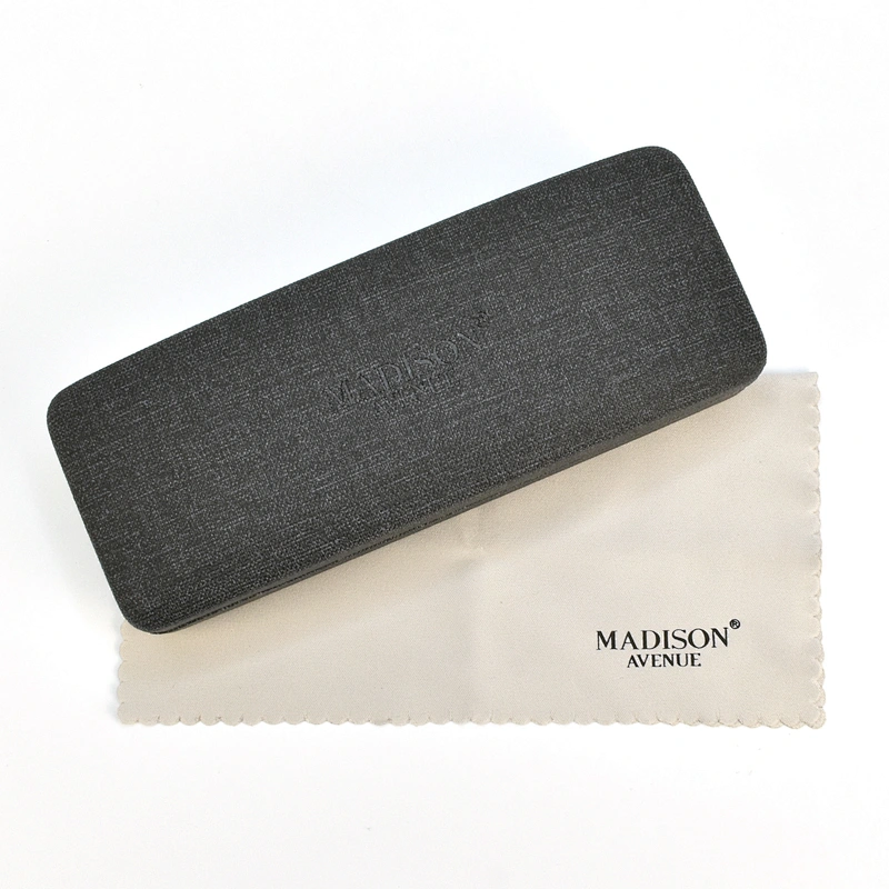 Lsize Ready To Ship Black Leather Glasses Cases High End Cheap Eyeglasses Box