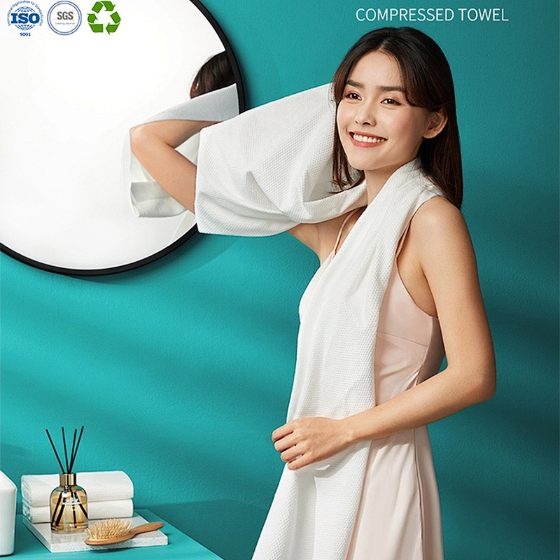 100% cotton disposable compressed