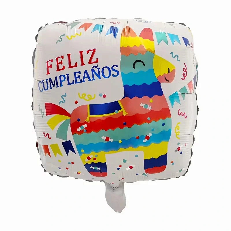 Multi-style 18 inch Spanish Happy Birthday Feliz Cumpleanos Foil Helium Balloons Birthday Party Decorations